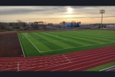 В Бердске завершили строительство футбольного поля с манежем для легкоатлетов