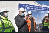 Губернатор Андрей Травников дал старт работ по надвижке пролетных конструкций четвертого моста через Обь