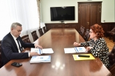 Губернатор Андрей Травников провёл рабочую встречу с детским омбудсменом региона Надеждой Болтенко