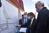 Губернатор Андрей Травников рассмотрел перспективные проекты транспортных развязок на Бердском шоссе