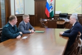 Губернатор Андрей Травников провел рабочую встречу с руководителем Сибирского межрегионального управления Росприроднадзора Игорем Шереметьевым