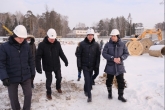 Губернатор Андрей Травников проконтролировал ход работ на площадке строительства кампуса мирового уровня НГУ