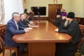Губернатор Андрей Травников провел встречу с Митрополитом Новосибирским и Бердским Никодимом
