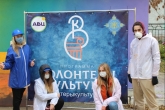 Волонтеры культуры создают арт-объекты на стенах детских поликлиник региона