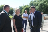 МинЖКХ региона проконтролировало ход благоустройства на объекте приоритетного проекта в г. Куйбышев