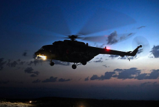Под Новосибирском ночью рыщут вертолёты