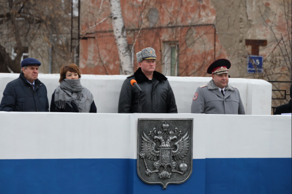 Сквер старших кадет с Аллеей Кадетской Славы России торжественно открыли на территории Сибирского кадетского корпуса