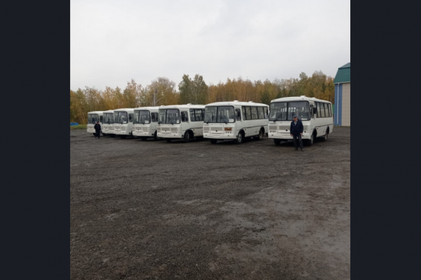Рекордное число автобусов получат районы Новосибирской области до конца 2023 года