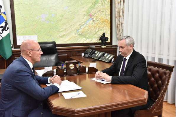Вице-премьер Дмитрий Чернышенко провёл рабочую встречу с Губернатором Андреем Травниковым