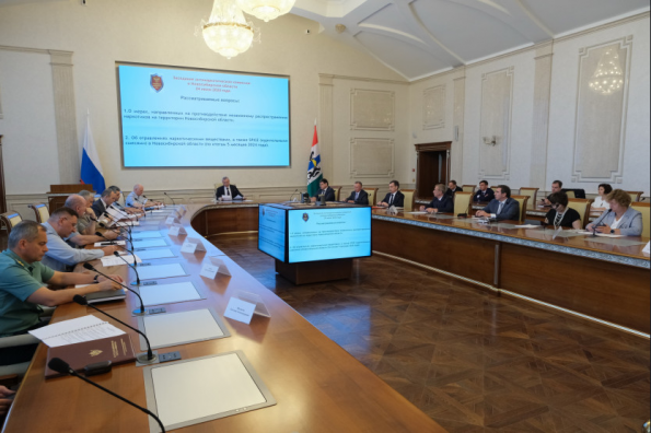 Вопросы пресечения незаконного оборота наркотиков рассмотрены в Правительстве региона