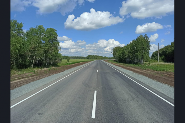 Благодаря нацпроекту в Коченевском районе по обновленной дороге пойдет пассажирский транспорт и сельхозтехника