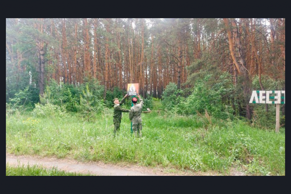 Новосибирские казаки прошлись по берегу Новосибирского водохранилища для выявления незаконных свалок