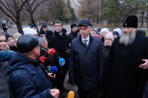 Нарымский сквер реконструируют при поддержке областного бюджета