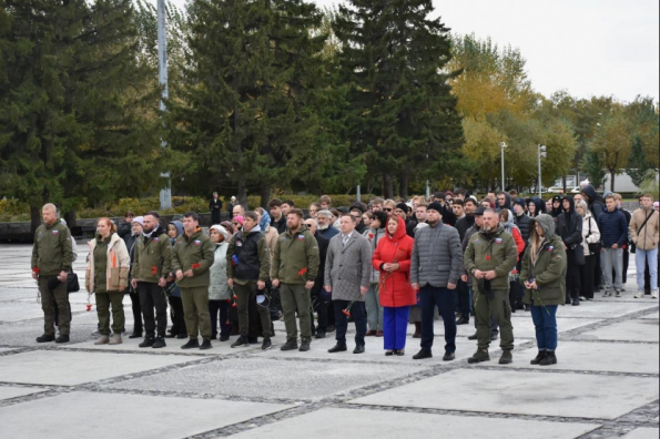 Медиаэкспедиция «Победа в наших сердцах» посетила в Новосибирске парк «Россия – моя история» и Монумент Славы