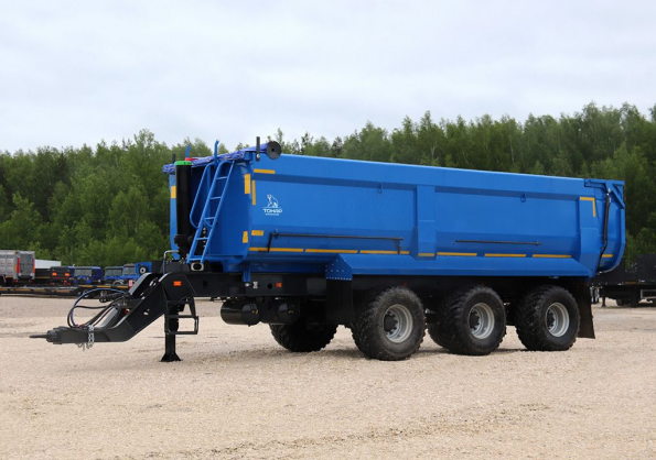ТОНАР выпустил новый тракторный самосвальный прицеп для перевозки сельхозпродукции 