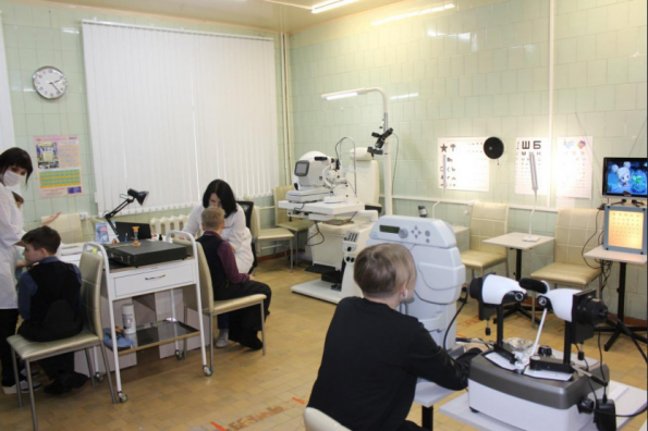 В Куйбышеве полностью переоснастили детский межрайонный кабинет охраны зрения