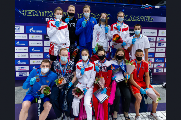 Новосибирские пловцы вошли в тройку лучших на чемпионате России